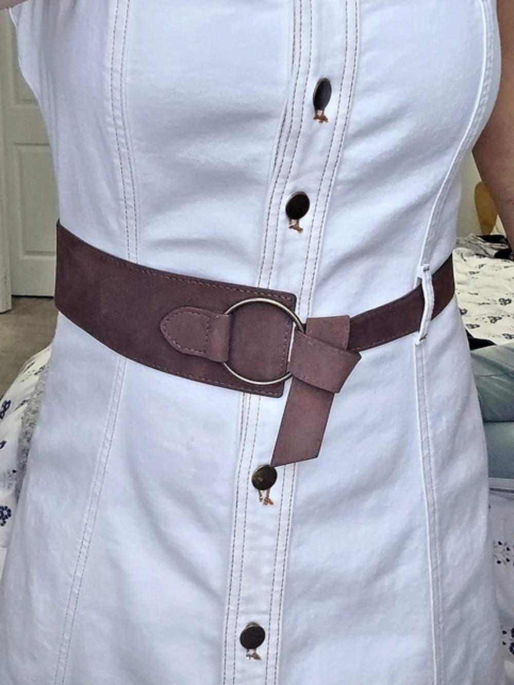 Zara Brown O-Ring Belt